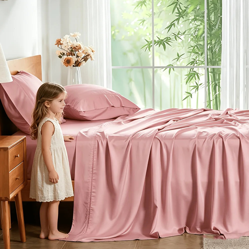 Extra Deep Bamboo Cooling Wrinkle Free Bedding