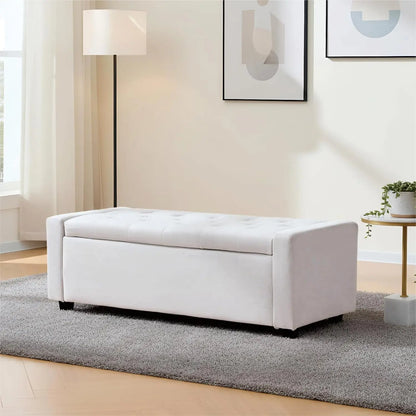 Ottoman with Storage Bench for  End of Bed