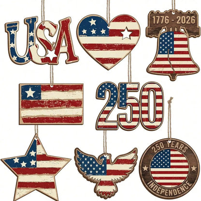 4th Of July Decor, American Flag Grapevine Wreath