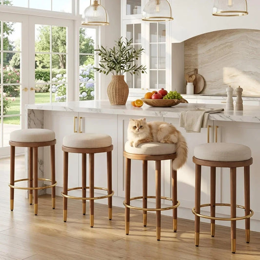 Set of 4 Counter Height Bar Stools