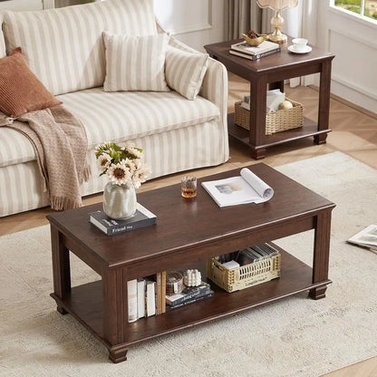 Set of 3 Rustic Farmhouse Wooden  tables