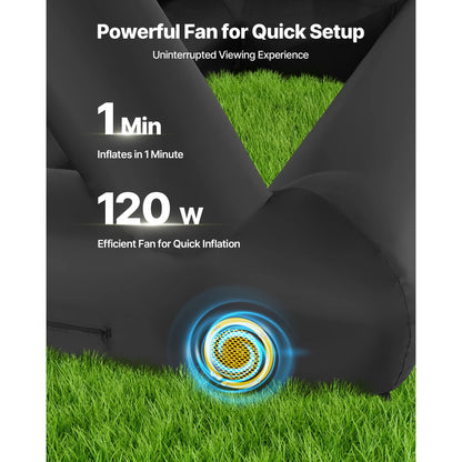 Inflatable Projector Screen with 120W Air Blower