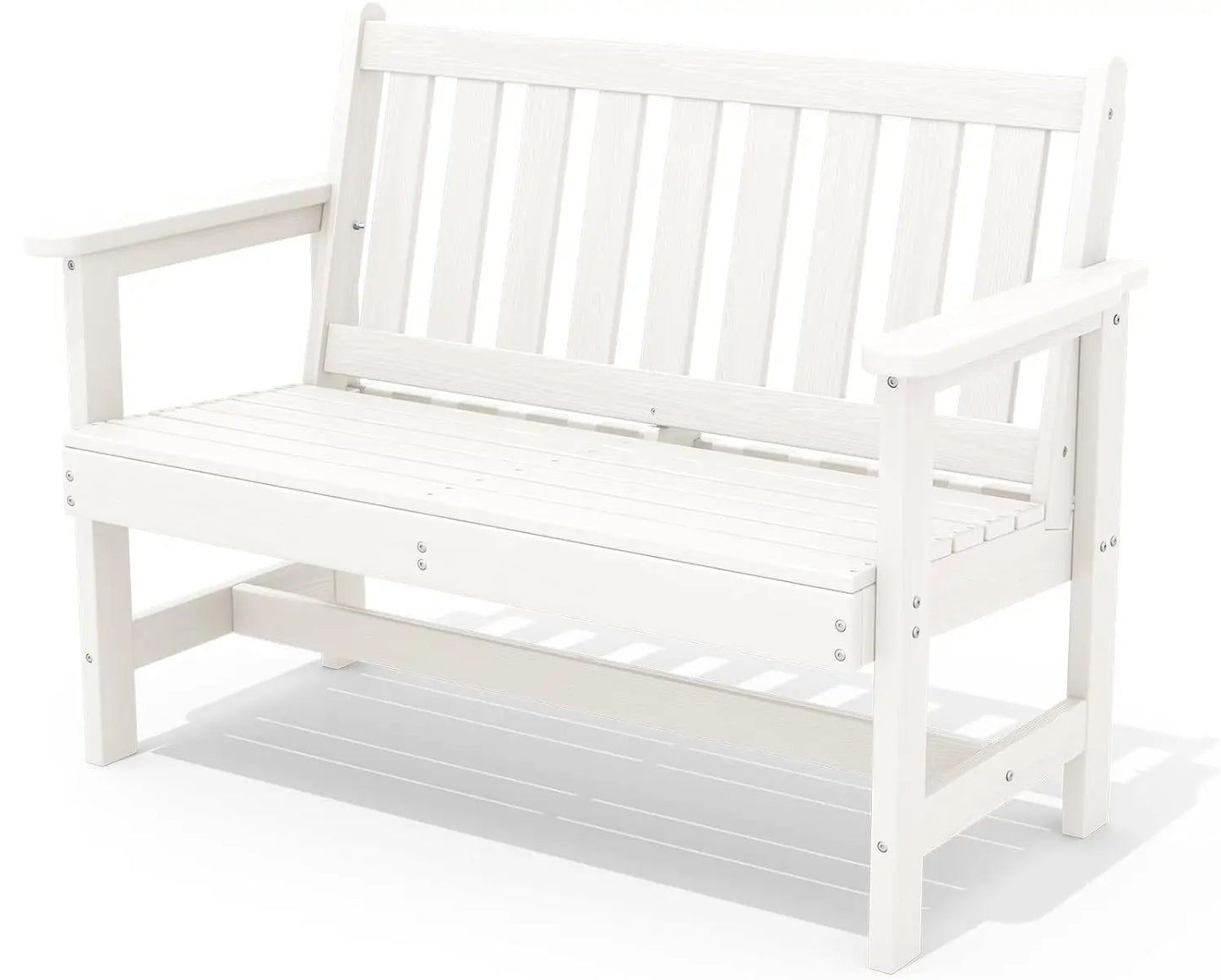 2-Person Outdoor Weatherproof HDPE Garden Bench