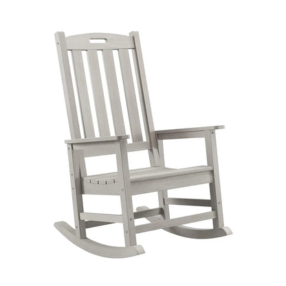HDPE Weather Resistant Oversized Outdoor Rocking Chair