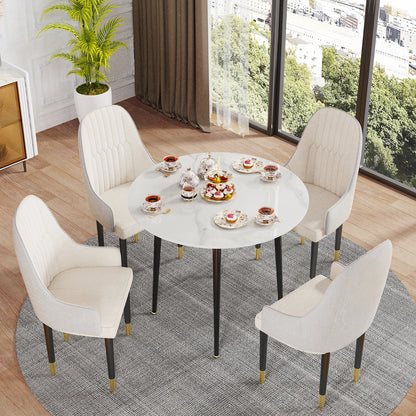 32"  Stone Round Dining Table Only