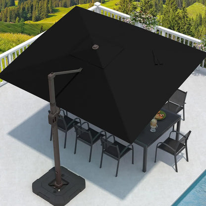 9' X 12' Cantilever Umbrella with Base