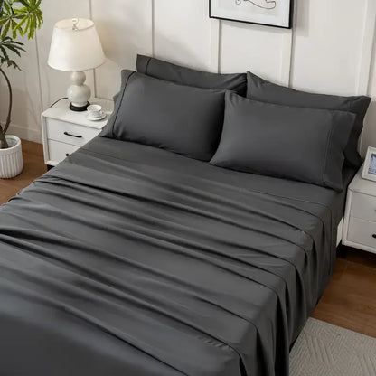 4pcs/6pcs Bamboo Cooling Sheet Set