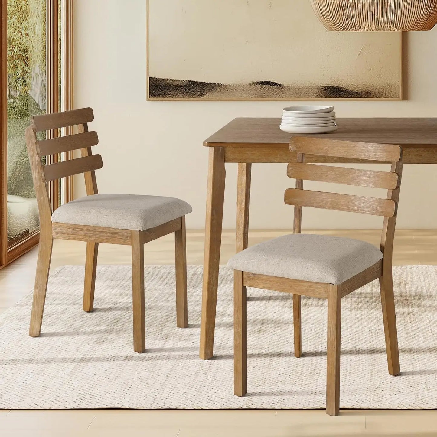 4-Piece Farmhouse Dining Set