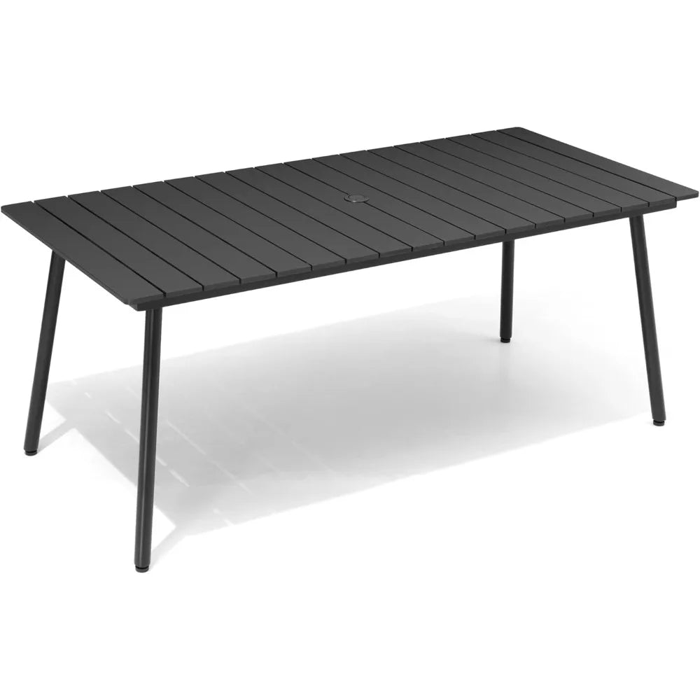 70inch Outdoor Dining Table for 6