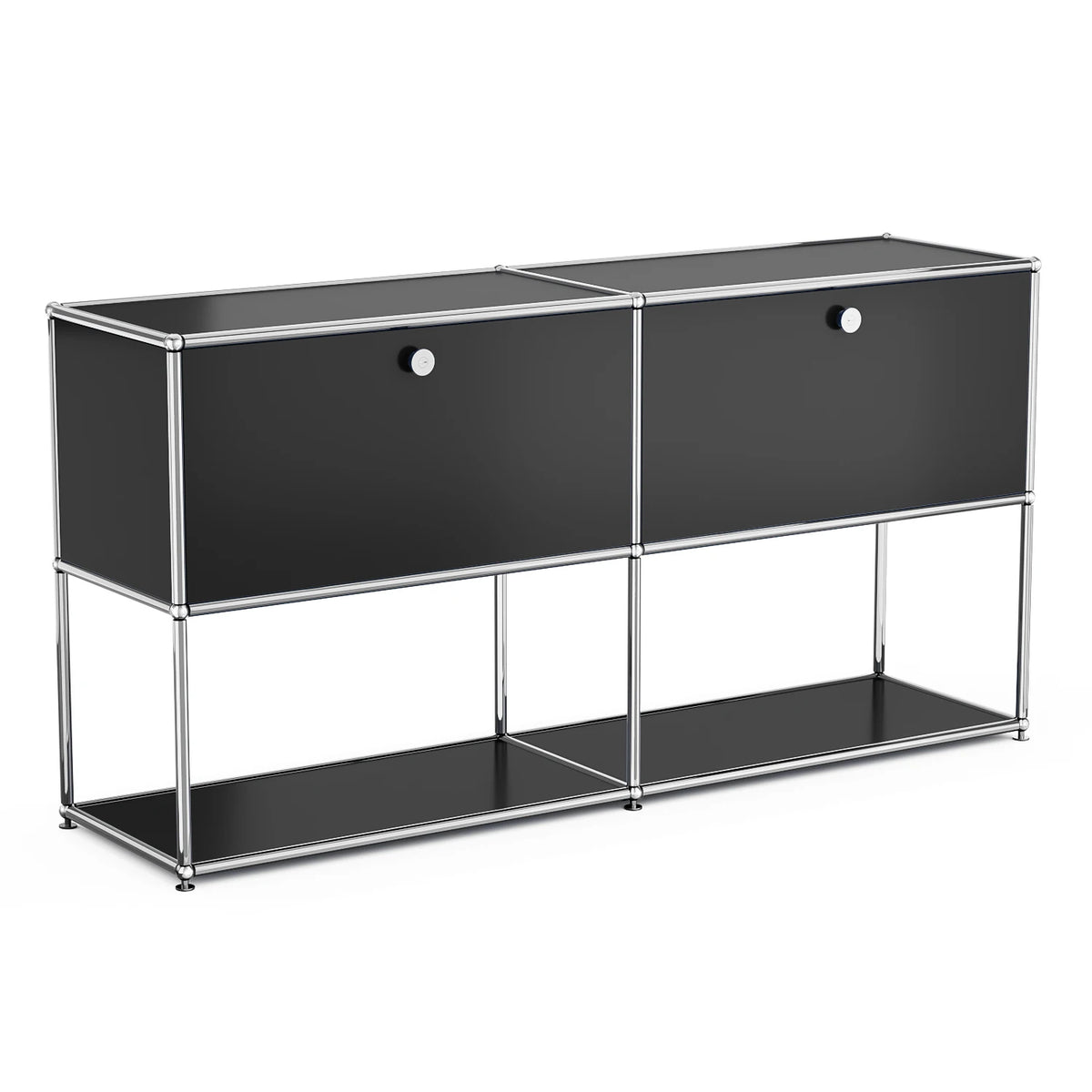 File Cabinet with Stainless Steel Frame