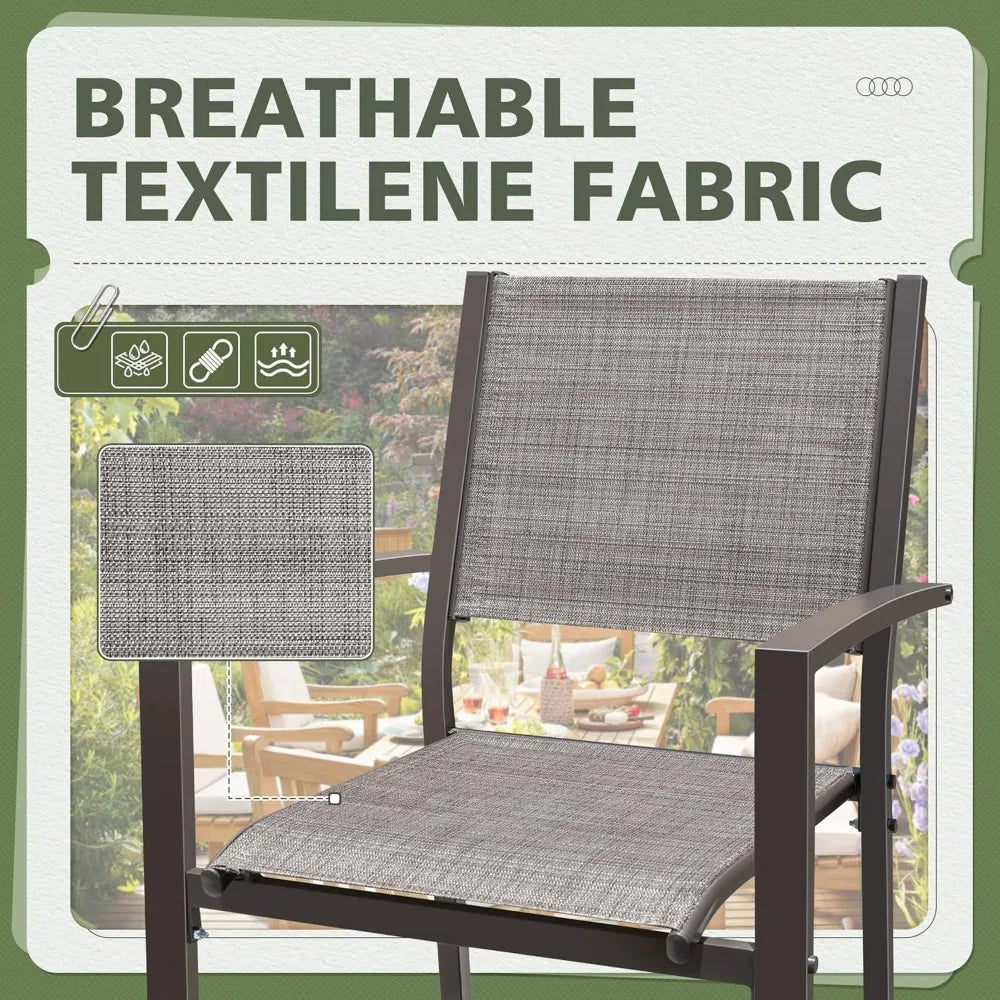 Set of 6 Patio Dining Chairs