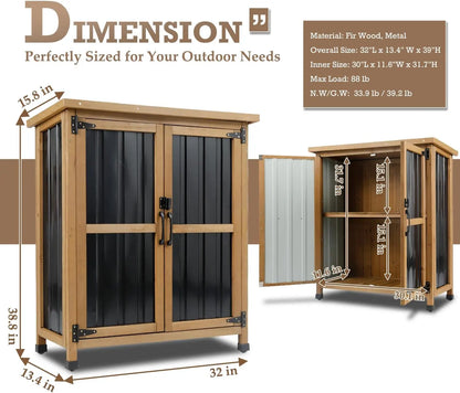 Outdoor Garden  Storage Shed or Cabinet