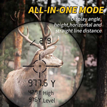 6x 1000M Laser Rangefinder for Hunting or golfing