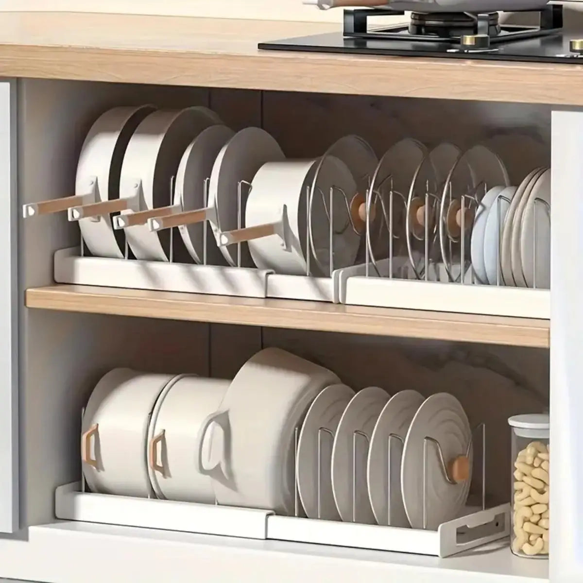 Expandable Kitchen Pot/Pan Organizer
