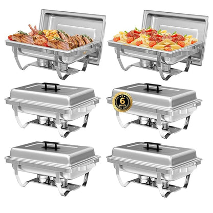 Stainless Steel Chafing Dish 2/4/6Pack Buffet Set