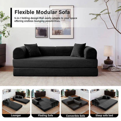 Boneless Convertible Futon Sleeper Sofa