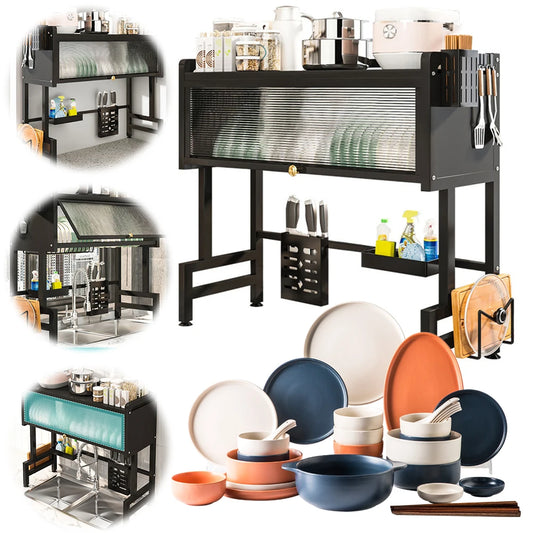 3-Tier Kitchen Over The Sink Rack