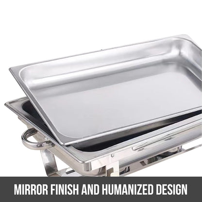 Stainless Steel Chafing Dish 2/4/6Pack Buffet Set