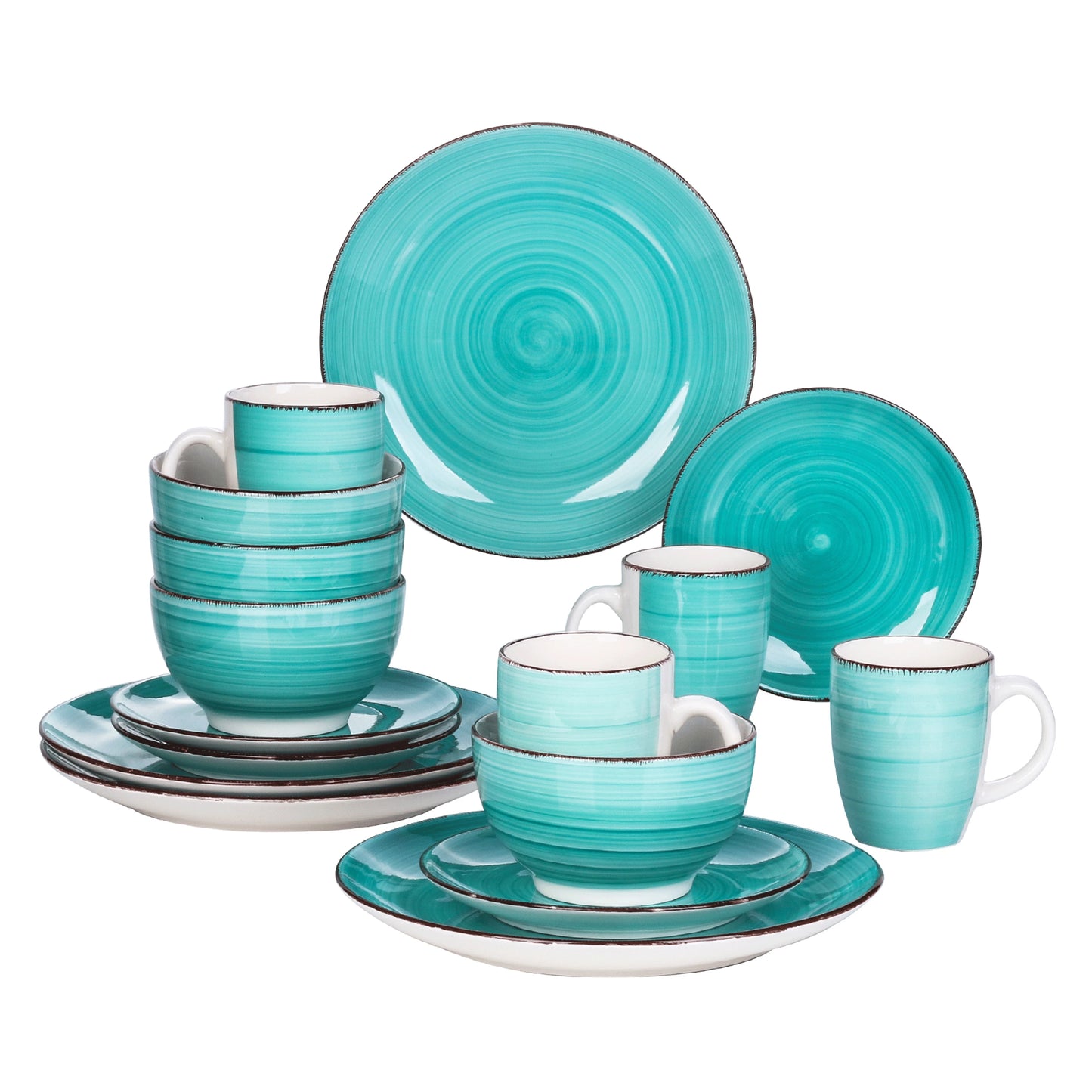 16/32 PCS Porcelain Dinner Set Mix-Color