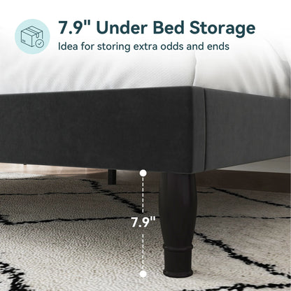 Full/Queen/King Size Velvet Bed Frame