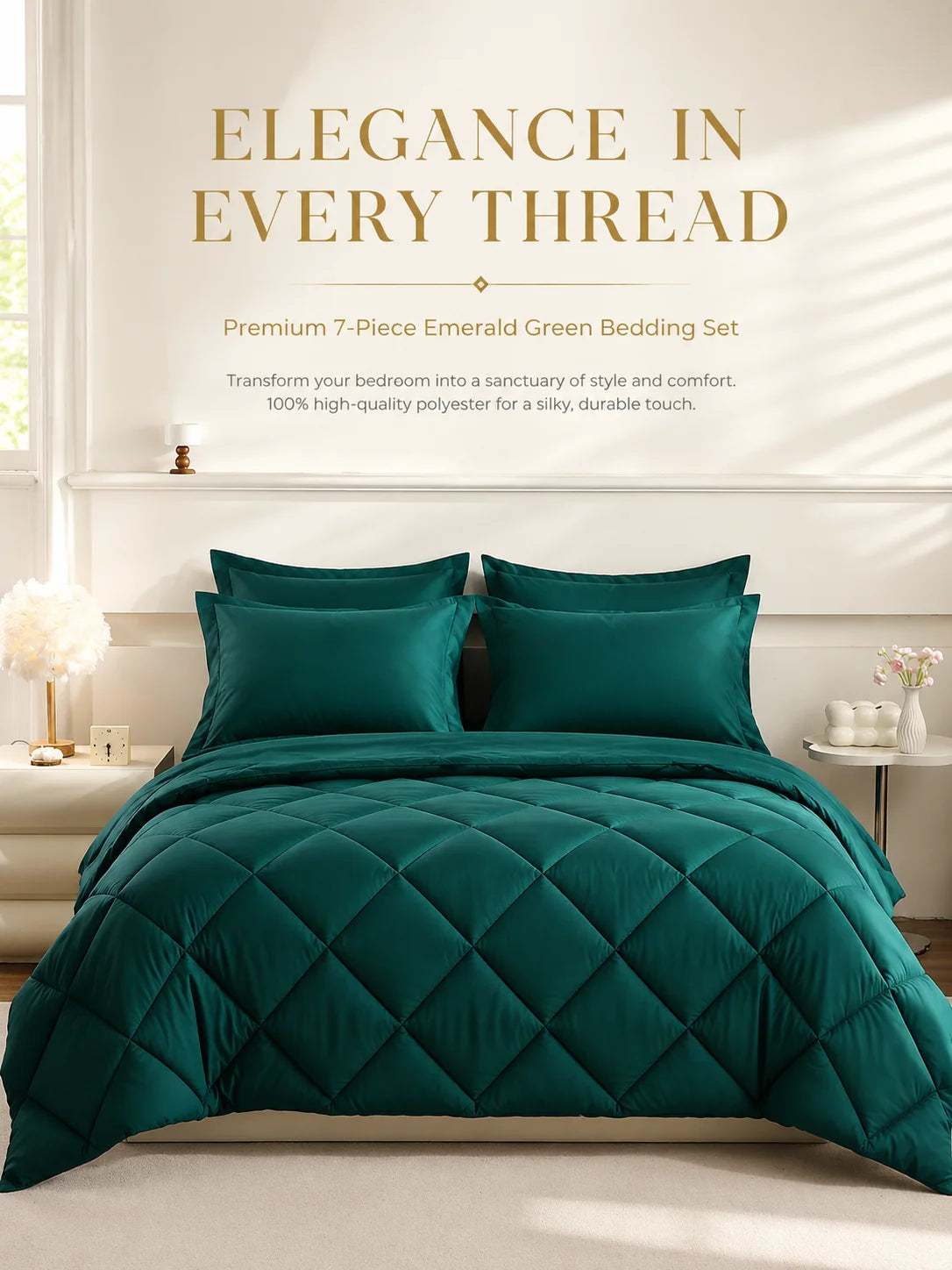 5pcs/7pcs Bedding Sets Home Decor Comforter