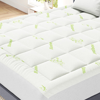 Ultra Soft Bamboo Viscose Mattress Topper Pillow