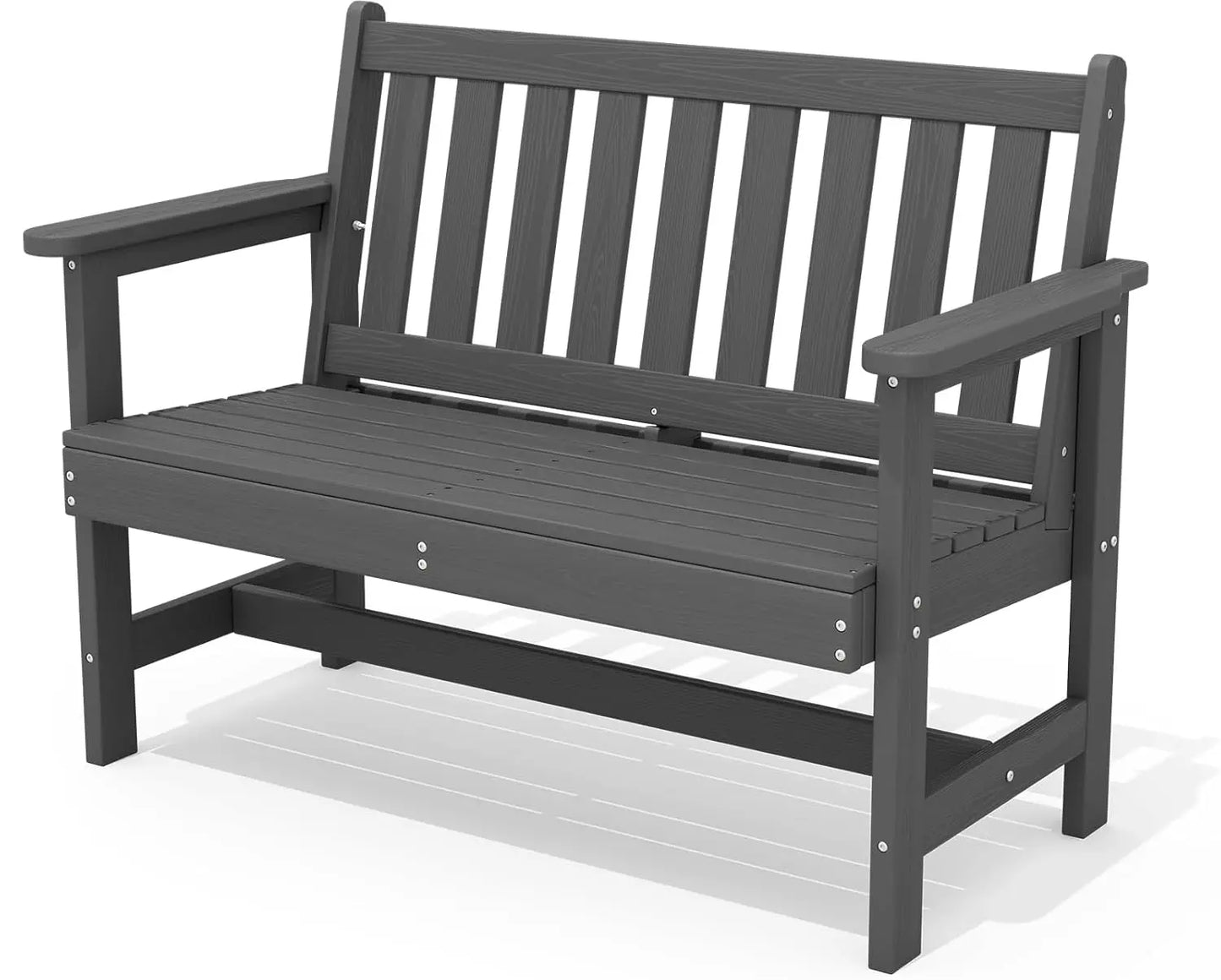 2-Person Outdoor Weatherproof HDPE Garden Bench