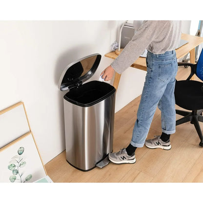13 Gallon Kitchen Step Trash Can