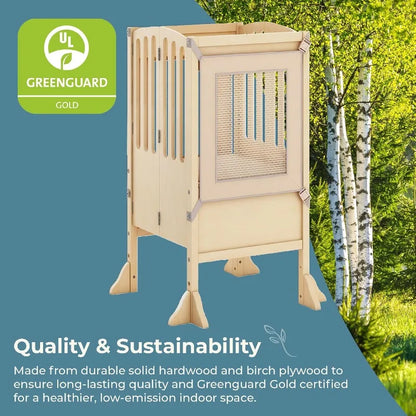 Guidecraft Kitchen Helper® Toddler Tower Step Stool