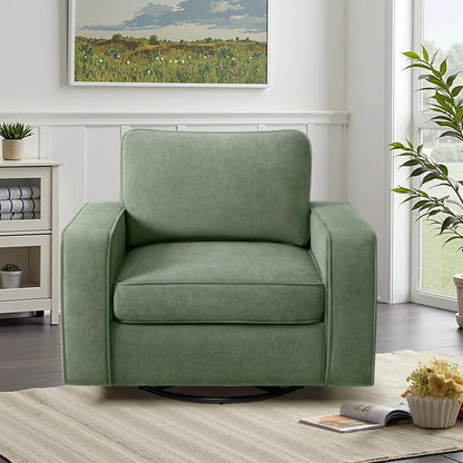 360° Swivel Accent Chair with Deep Seat