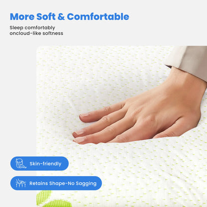 Ultra Soft Bamboo Viscose Mattress Topper Pillow