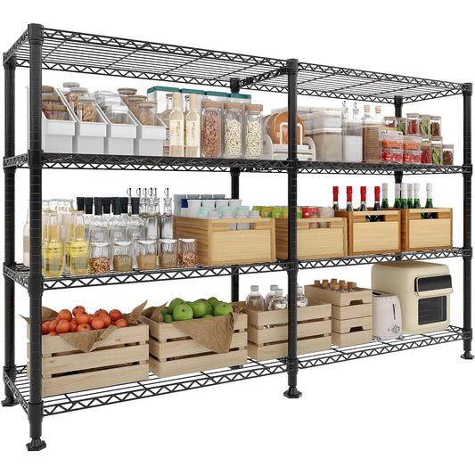 Heavy Duty Metal Shelving Unit 4-Tier Shelves