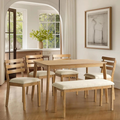 4-Piece Farmhouse Dining Set