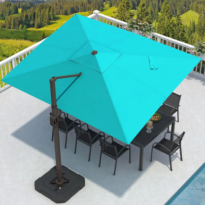 9' X 12' Cantilever Umbrella with Base