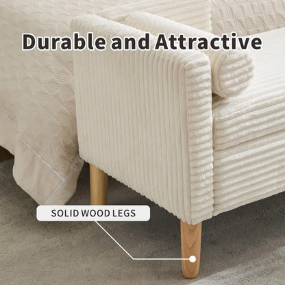 Ottoman with Storage Bench for  End of Bed
