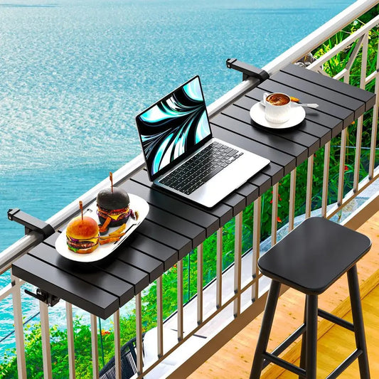 Heavy Duty Balcony Bar Table for Railings