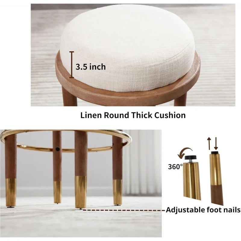 Set of 4 Counter Height Bar Stools