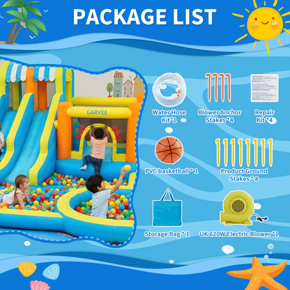 Inflatable Water Slide  Kids Bounce House