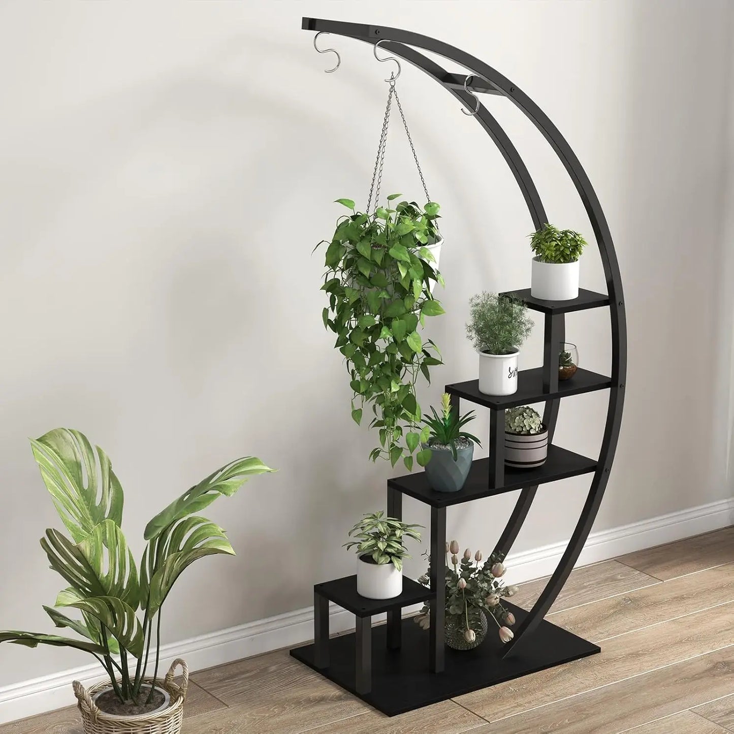 5 Tier Plant Stand 2 Pack Half Moon