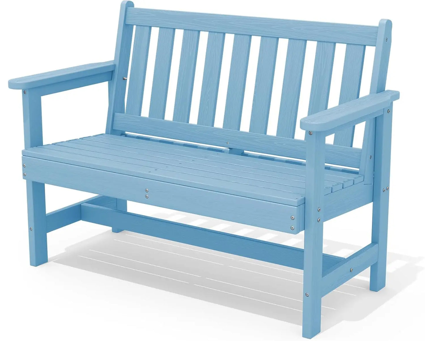 2-Person Outdoor Weatherproof HDPE Garden Bench