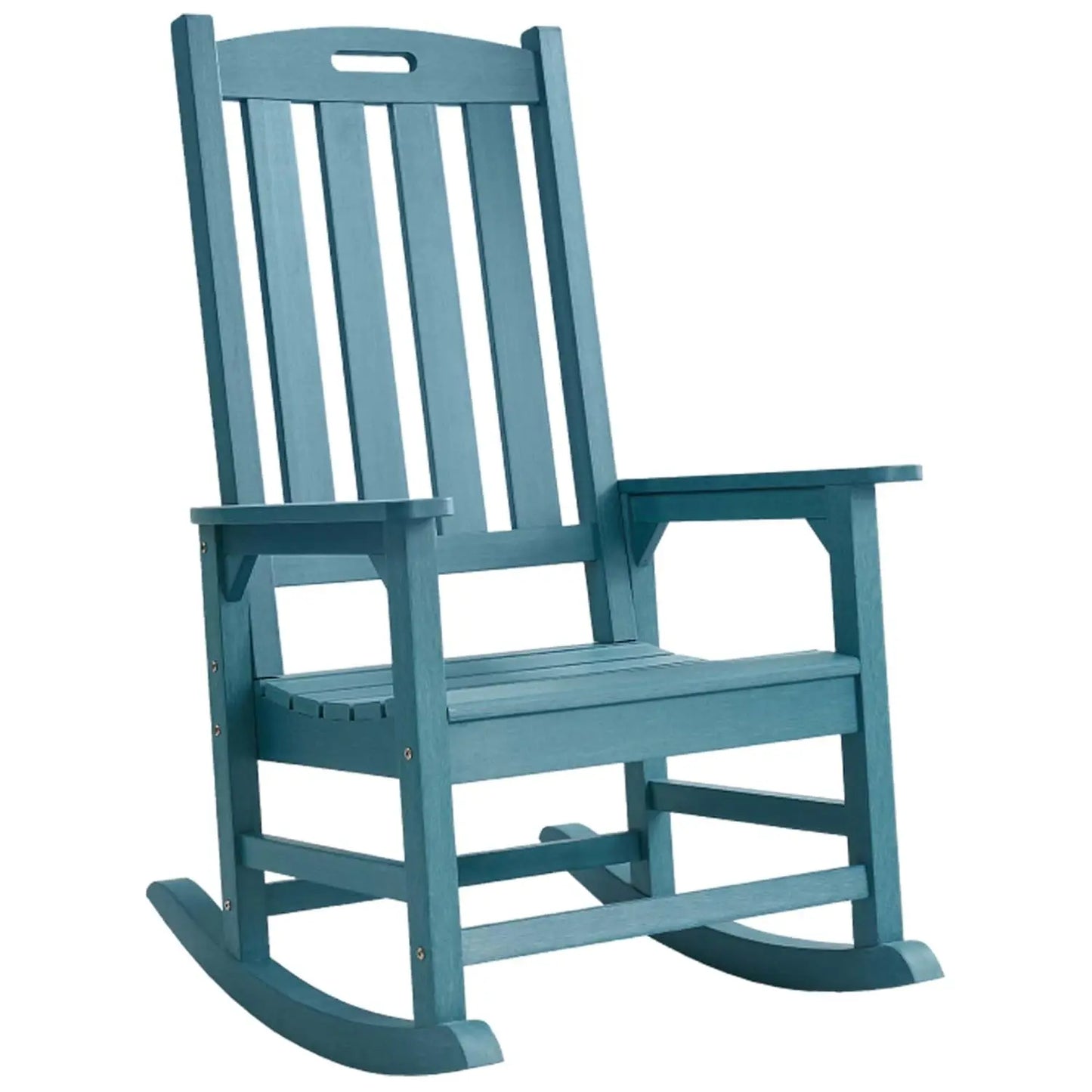HDPE Weather Resistant Oversized Outdoor Rocking Chair