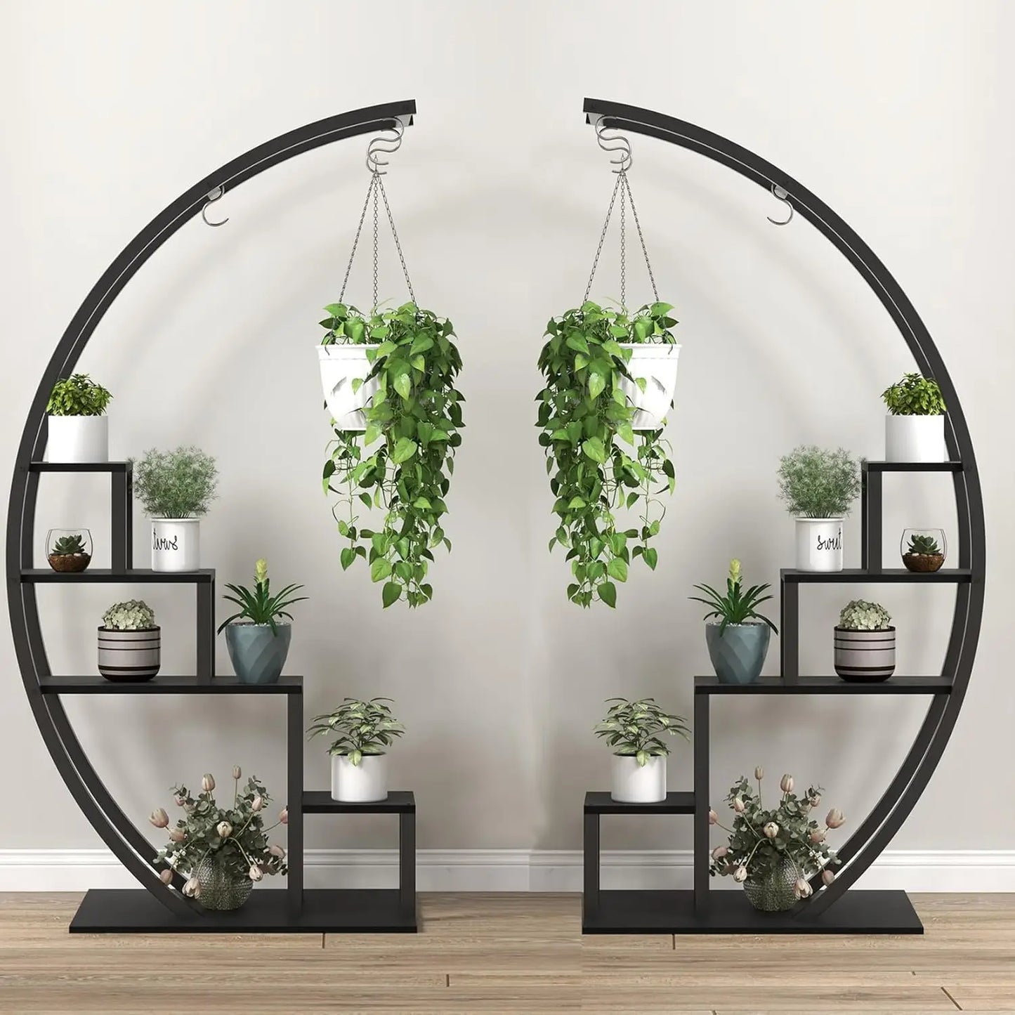 5 Tier Plant Stand 2 Pack Half Moon