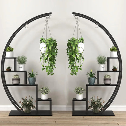 5 Tier Plant Stand 2 Pack Half Moon