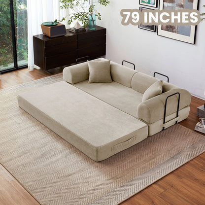 Boneless Convertible Futon Sleeper Sofa
