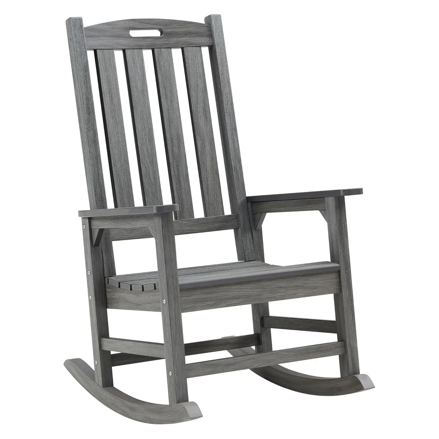 HDPE Weather Resistant Oversized Outdoor Rocking Chair