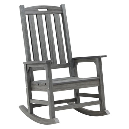 HDPE Weather Resistant Oversized Outdoor Rocking Chair