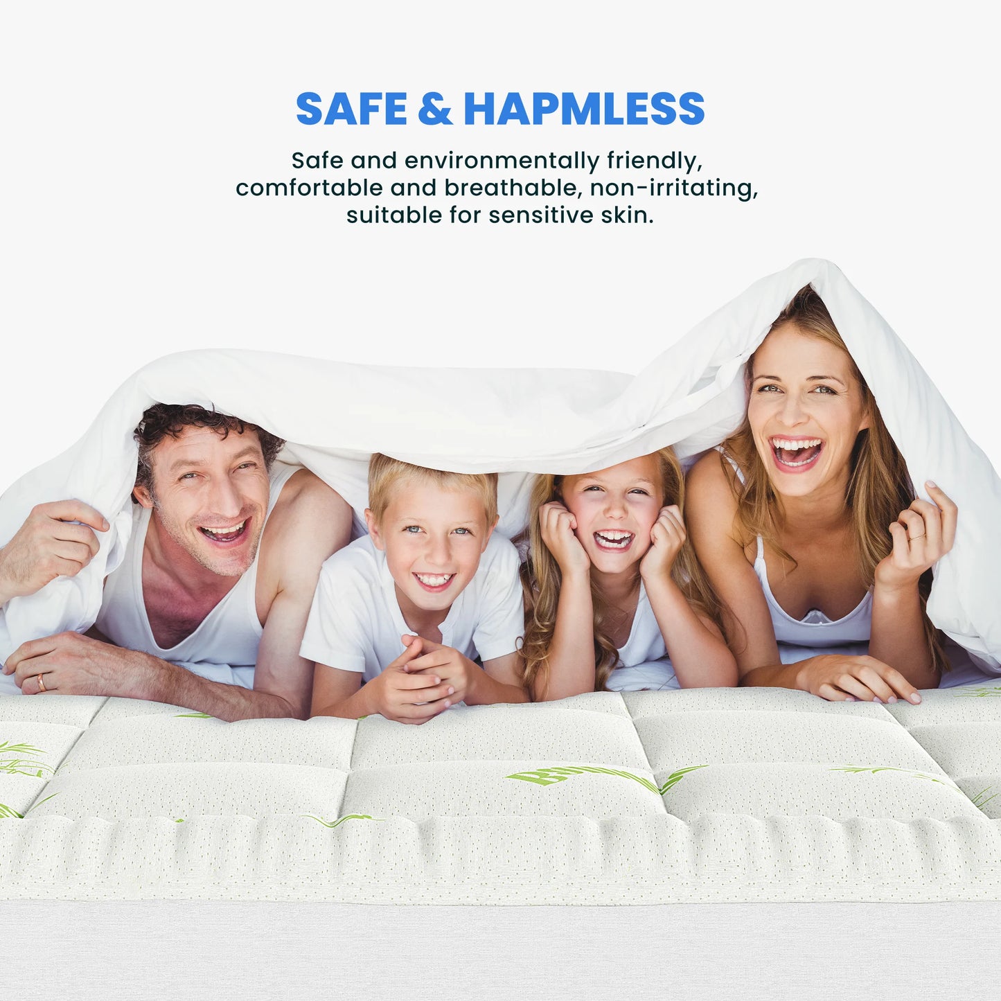 Ultra Soft Bamboo Viscose Mattress Topper Pillow