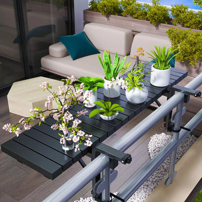 Heavy Duty Balcony Bar Table for Railings