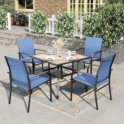 7 Piece Patio Table and Chairs for 6