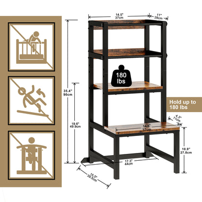 Toddler Kitchen  Adjustable Height Step Stool